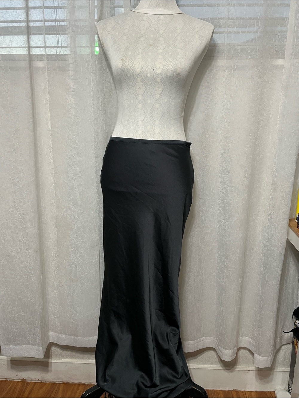 LIONESS maxi satin skirt